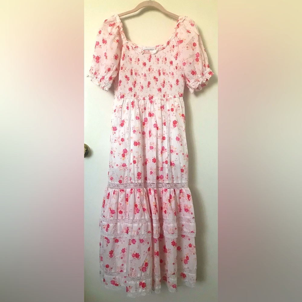 LoveShackFancy x Target Cosette Smocked Puff Sleeve Dress